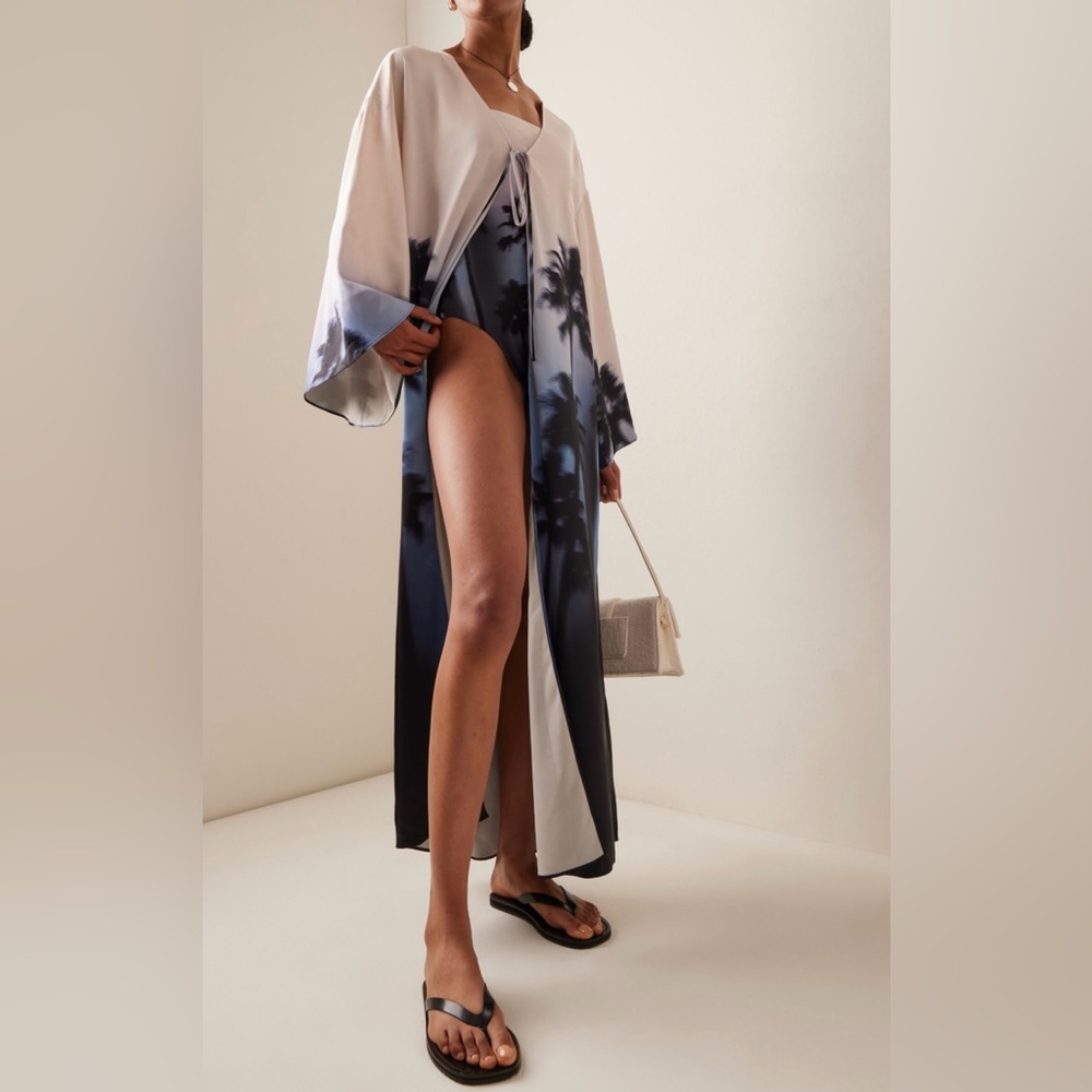 Simkhai pascal tie front maxi dress